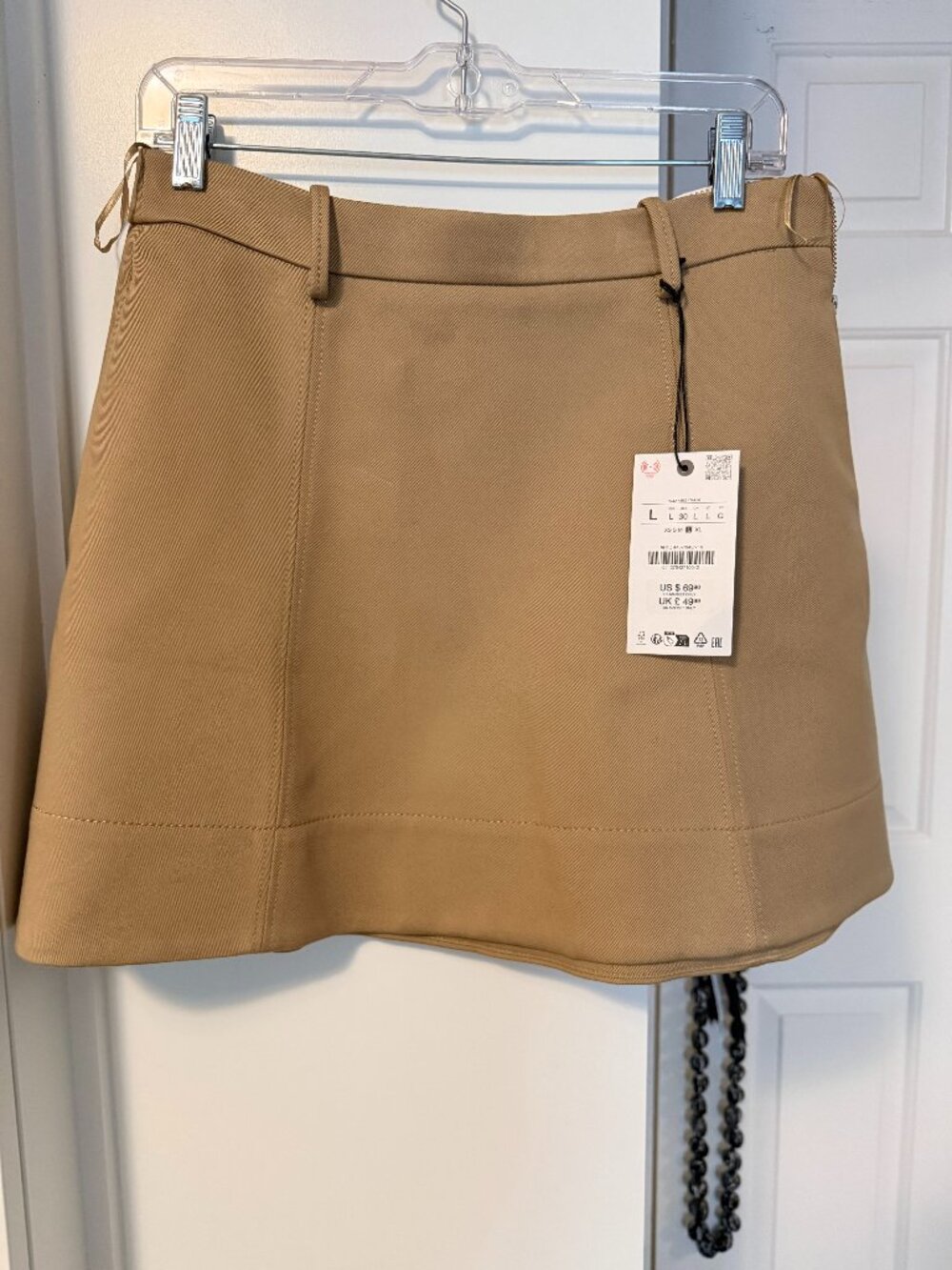 Zara Short Swing Skirt ZW Collection | L | NWT
